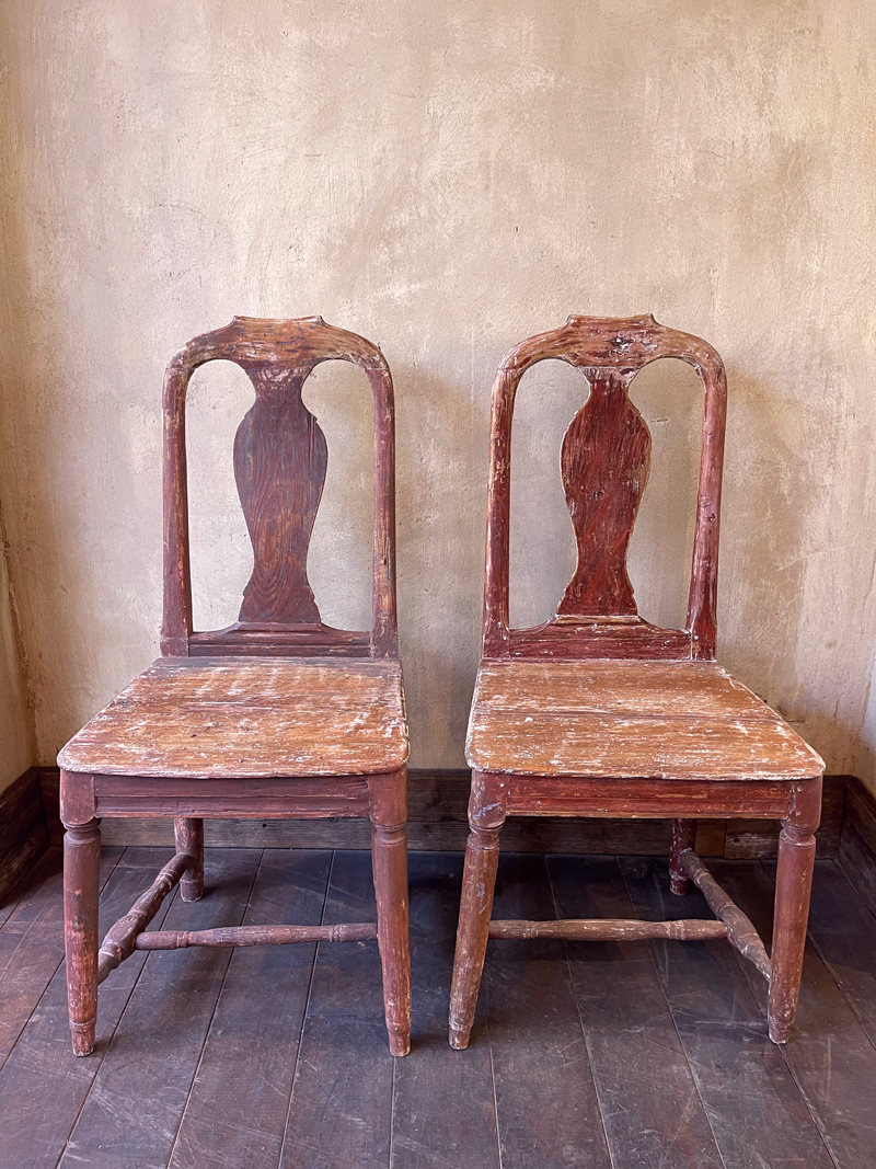 Pair Rococo Chairs