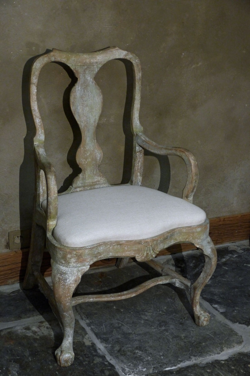 Swedish Rococo Armchair