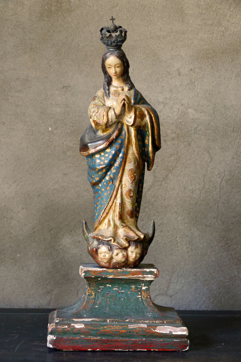 Wooden Virgin Mary