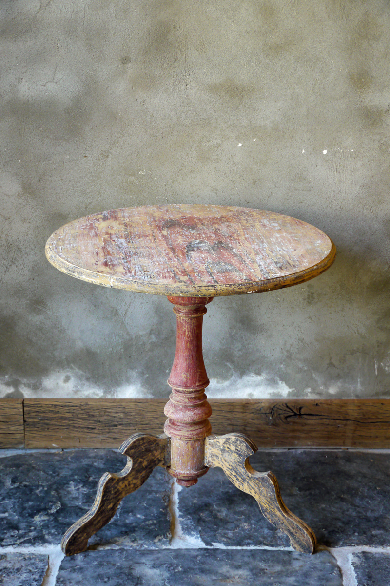 Swedish Baroque Pedestal Table