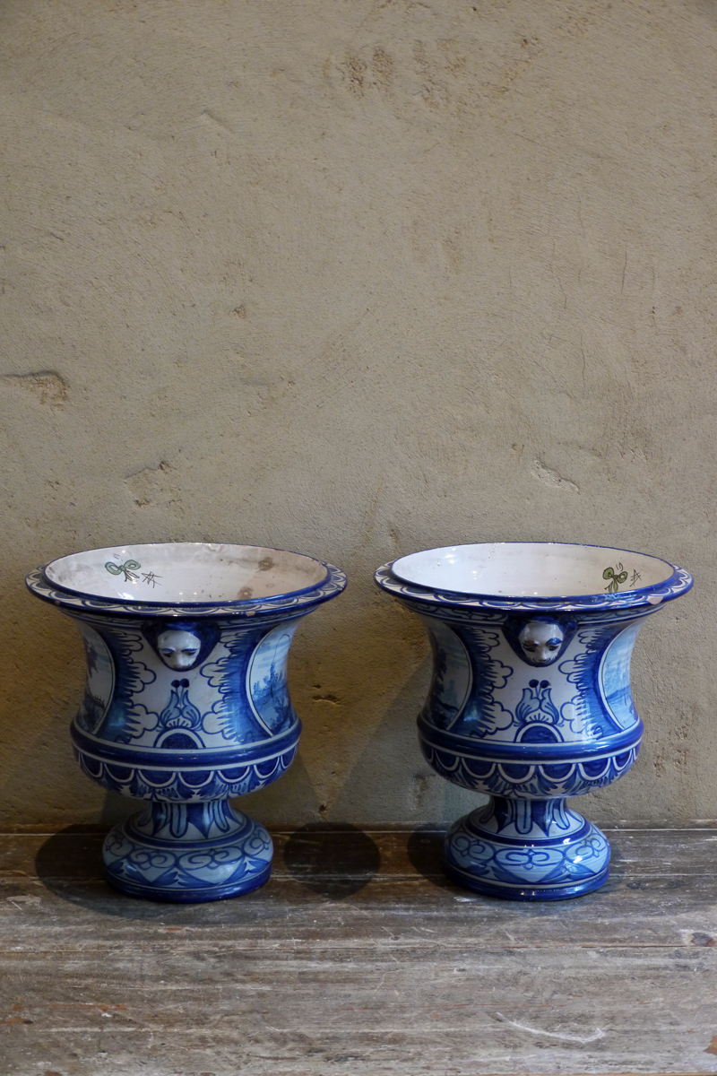 Pair Terracotta Urns